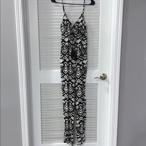 Black and white jumpsuit